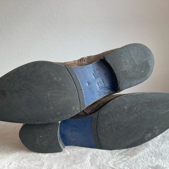 Aldo Men's Dark Brown Suede Chukka Ankle Boots with Side Zip - Picture 13 of 13